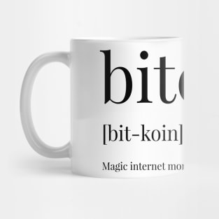 Bitcoin Definition Mug